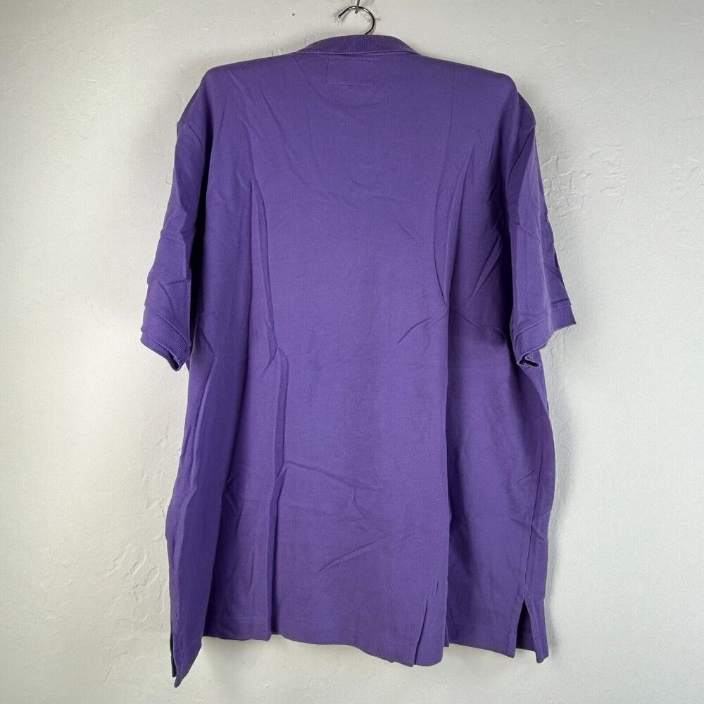 American Living Polo Shirt Mens XL Violet Cotton Casual Golf Short Sleeve Collar - Picture 2 of 7